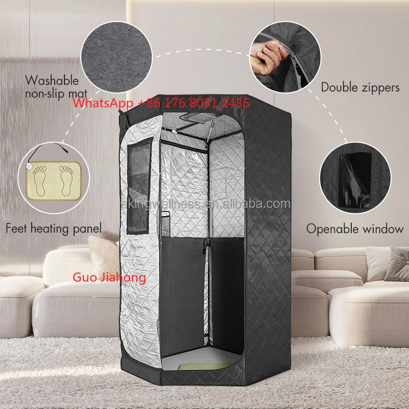 

Modern Portable Sauna Tent for One Person Using Foldable Sauna Tent for Sale