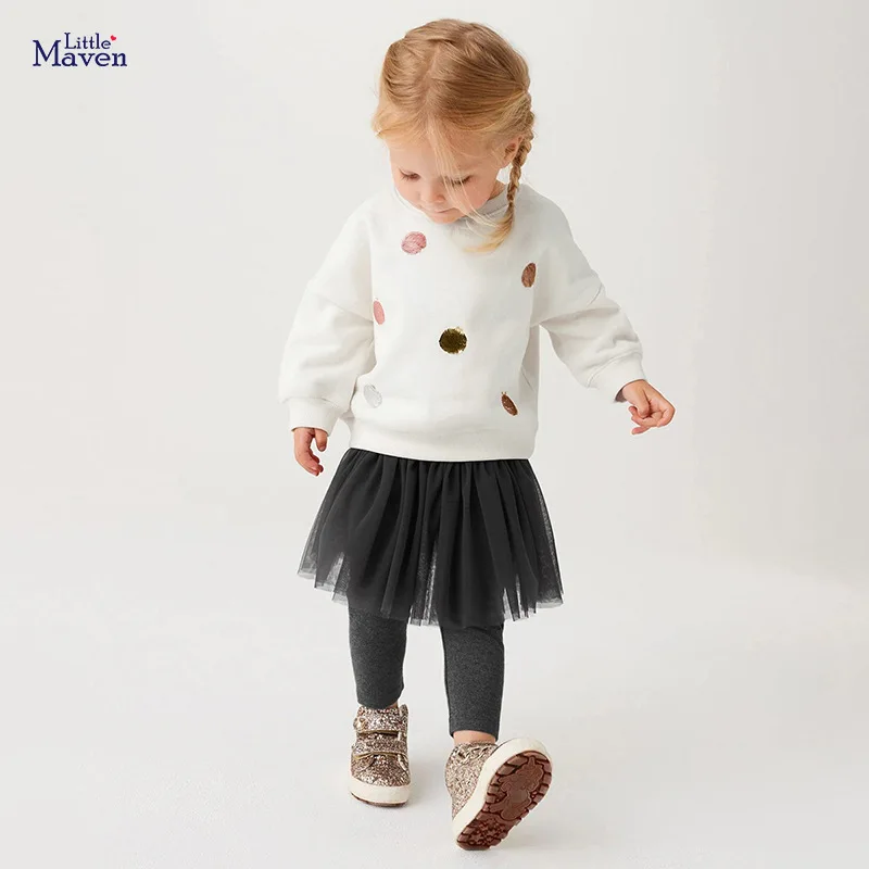 New long-sleeved girl's suit fall children's suit cute girls pants skirt suit