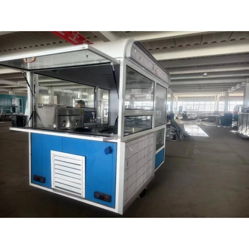 سيارة طعام كهربائية متنقلة هوت دوج لتناول الطعام #4