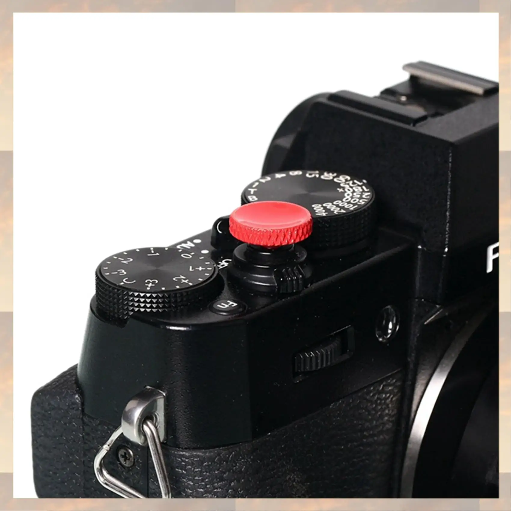 L72A-2X Camera Shutter Release Button Metal For Fujifilm XT30 XT20 XT10 XT3 XT2 XPRO2 X100F X100T Sony RX1R RX10IV Leica(Red) - Image 4