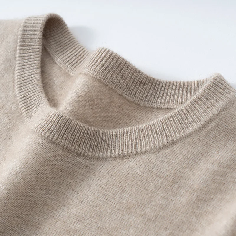 الكلاسيكية سلس الرجال محبوك الكشمير كنزة صوفية من الصوف الترفيه الأعمال سترة الجولة الرقبة مضلع الأصفاد عالية الجودة لينة ودافئة القمم