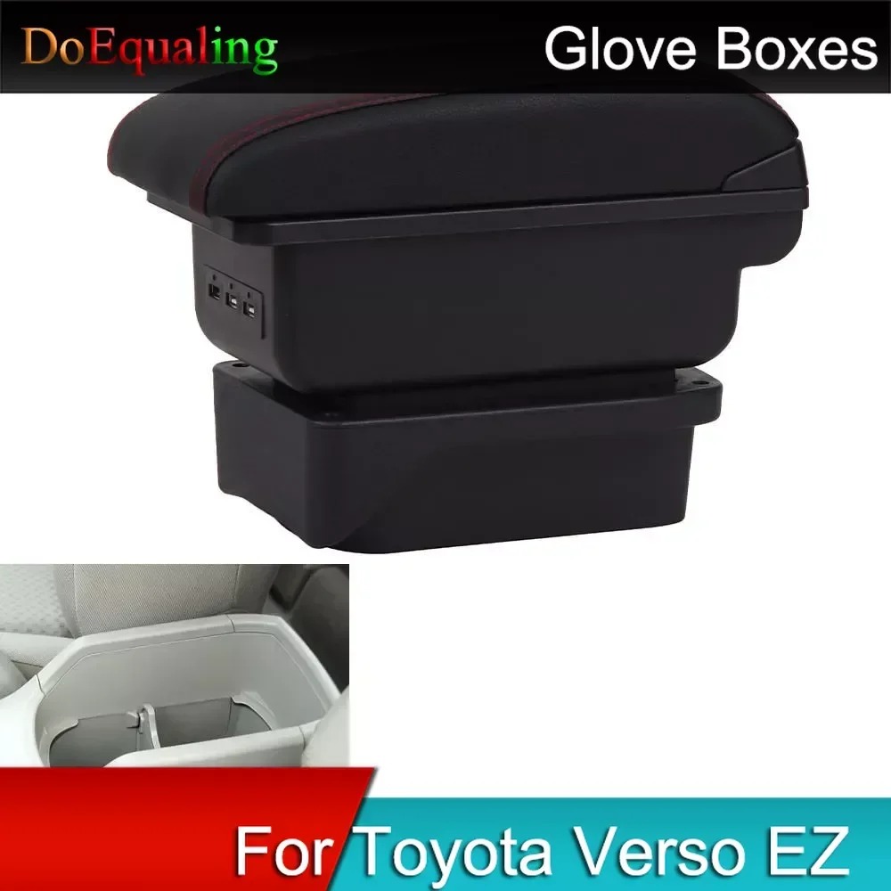 For Toyota Verso EZ Car Armrest Storage Box Interior Center Console Parts Storage Armrests Boxes Accessories USB