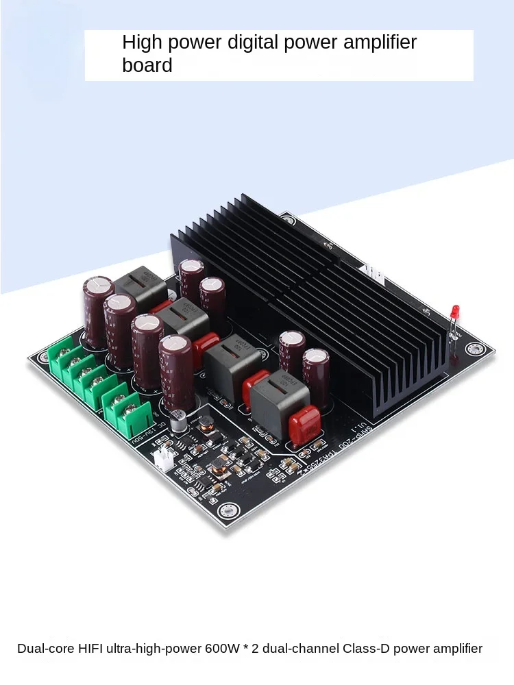 Dual TPA3255HIFI High Power D-Class Amplifier Board DIY Module Dual Channel 600W+600W Stereo