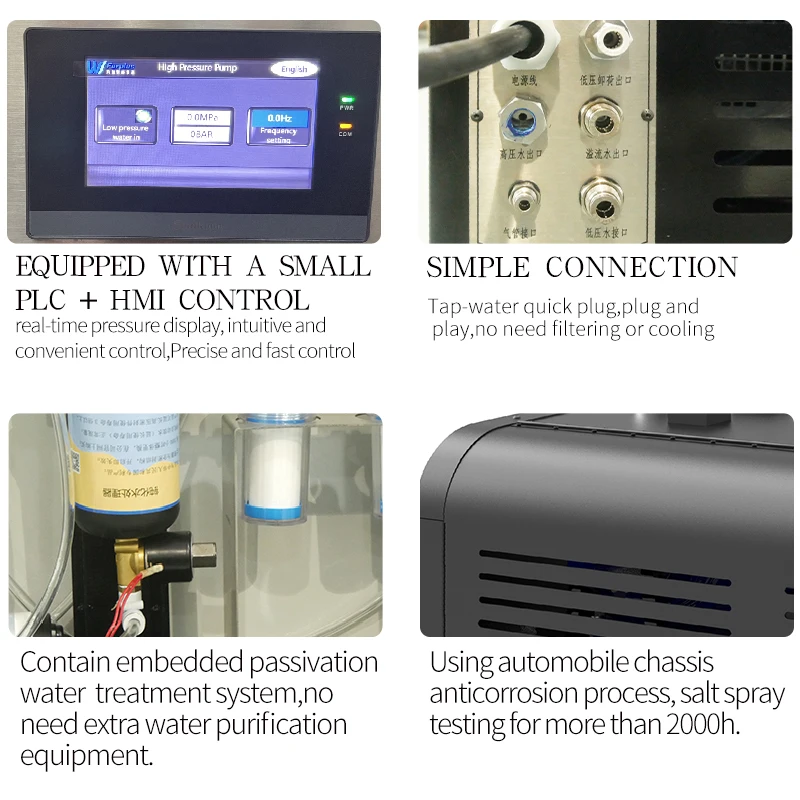 Forplus Waterjet Machine Manufacturer Desktop Water Jet Cutting Machine AC 5 Axes Water Jet Cutters