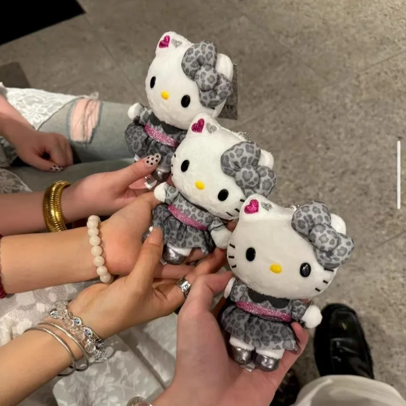 

Милая сумка Sanrio с рисунком «Hello Kitty», маленькая подвеска, плюшевая кукла Kawaii, сумка, подвесное украшение, подарок на день рождения для девочек, украшение для вечеринки