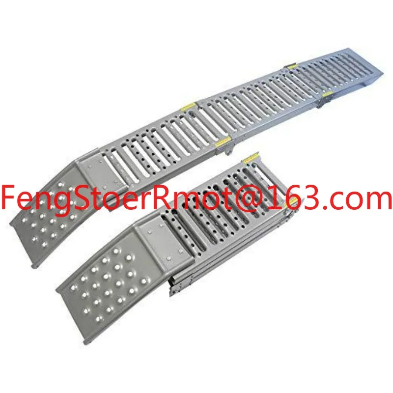 Exclusive for motorcycle ATV uphill board Portable tri-fold bridge FOLDABLE STEEL RAMP
