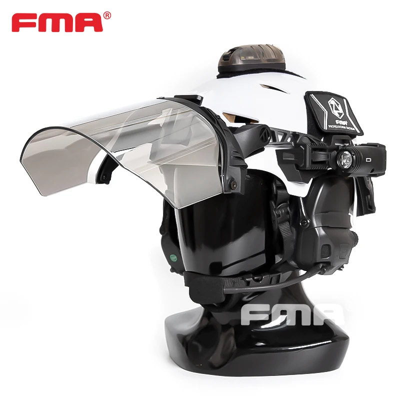 EX Wendy 3.0 máscara paintball táctica con lente abatible y visera - imagen 2
