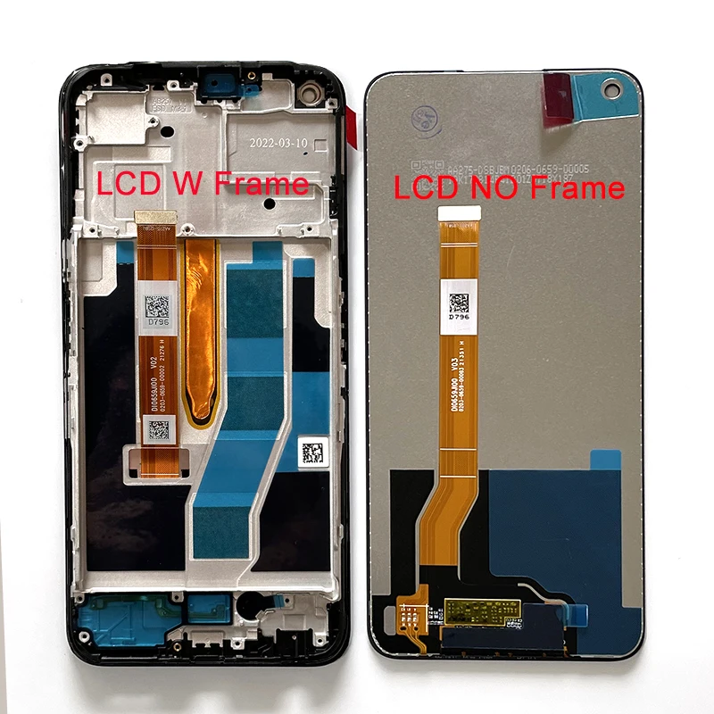 

6.6" Original New For Oppo Realme 9 Pro RMX3471 LCD Frame Display Screen Touch Screen Panel Digitizer For Realme Q5 RMX3478 LCD