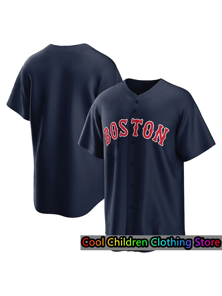 2024 Boston Red Sox Ortiz 34 Home Tshirt Men Women Tracksuit Summer Short Sleeve Sport Training Baseball Jersey For Kids Adult