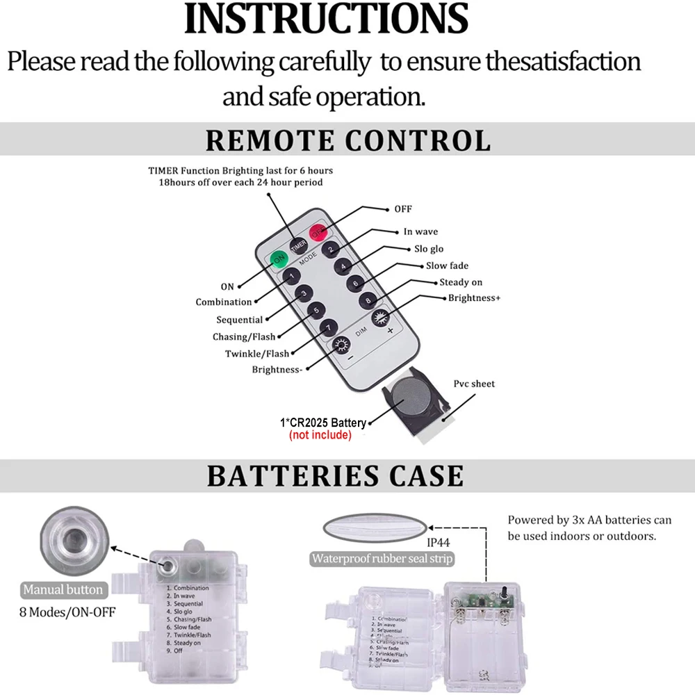 6M 3M LED Pumpkin Ghost Bat Light String Remote Control 8 Modes Halloween Party Lights String for Bar Home Indoor Outdoor Decor