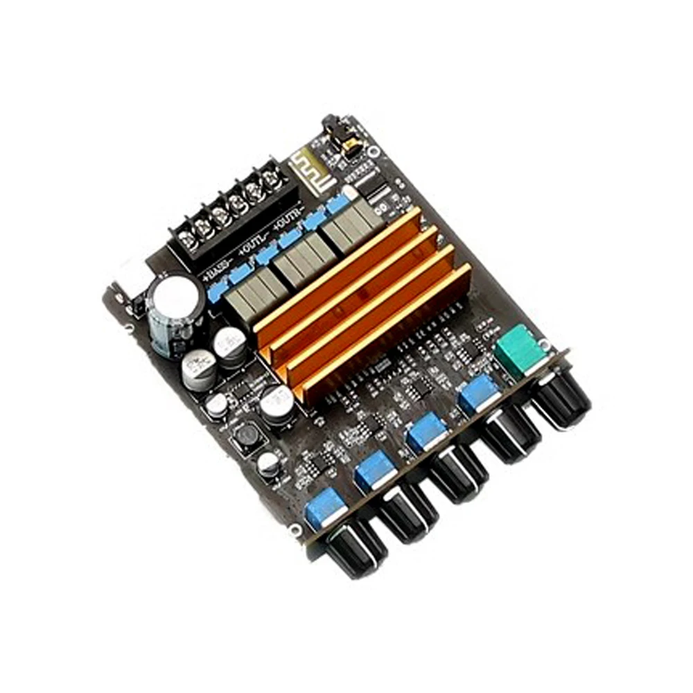 TPA3221 2.1-channel Digital High-Power Fidelity Class-D HIFI Audiophile Subwoofer Bluetooth 5.0 Amplifier Board