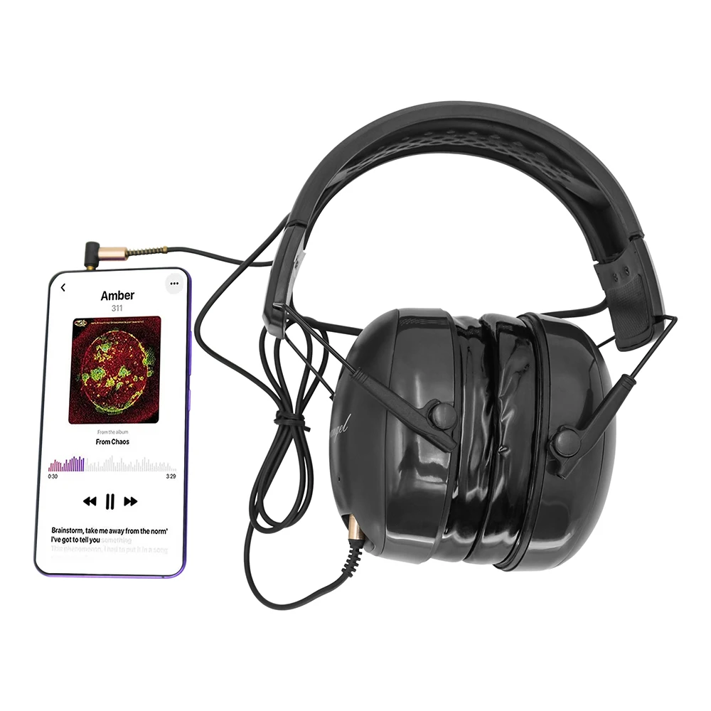 Écouteurs Bluetooth de Protection auditive électronique, casque d'écoute tactique 100, idéal pour le bruit