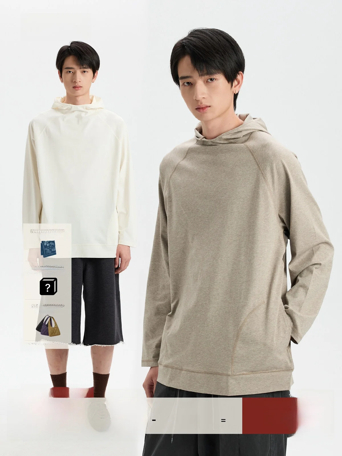 

BUTILL Sorona Cool Quick Dry UPF50 Sun Protection T-Shirt Outdoor Cycling Hoodie Skin Shirt Men's Casual Style Long Sleeve