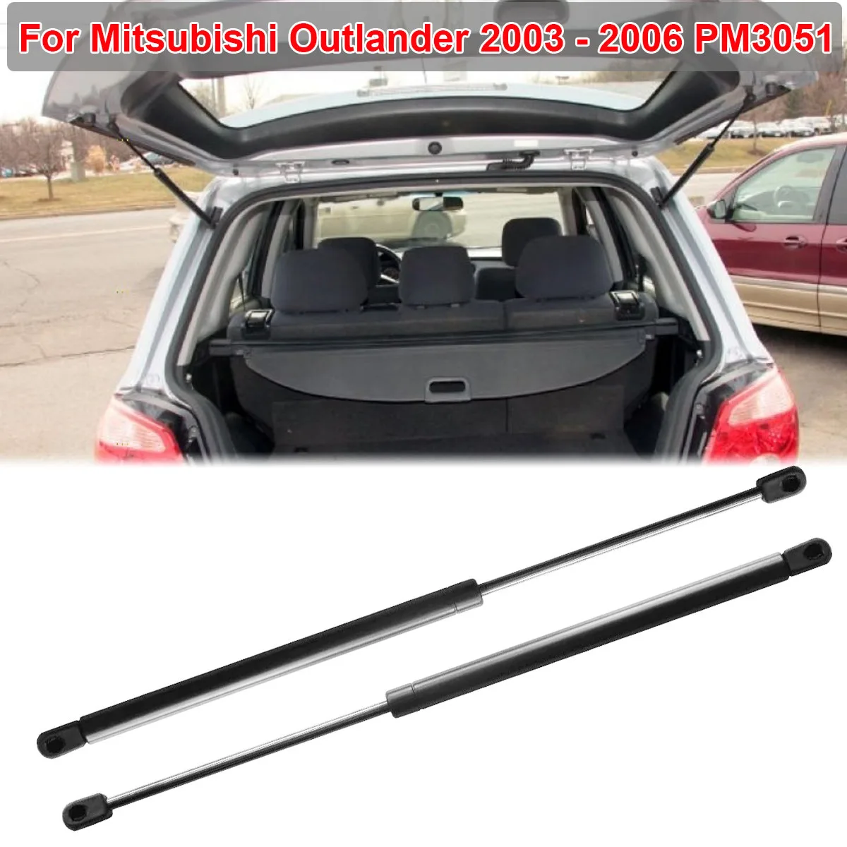 Pour Mitsubishi Outlander 2003 - 2006 SG314034 PM3051 Amortisseurs à gaz de hayon, ressorts de levage, accessoires automobiles