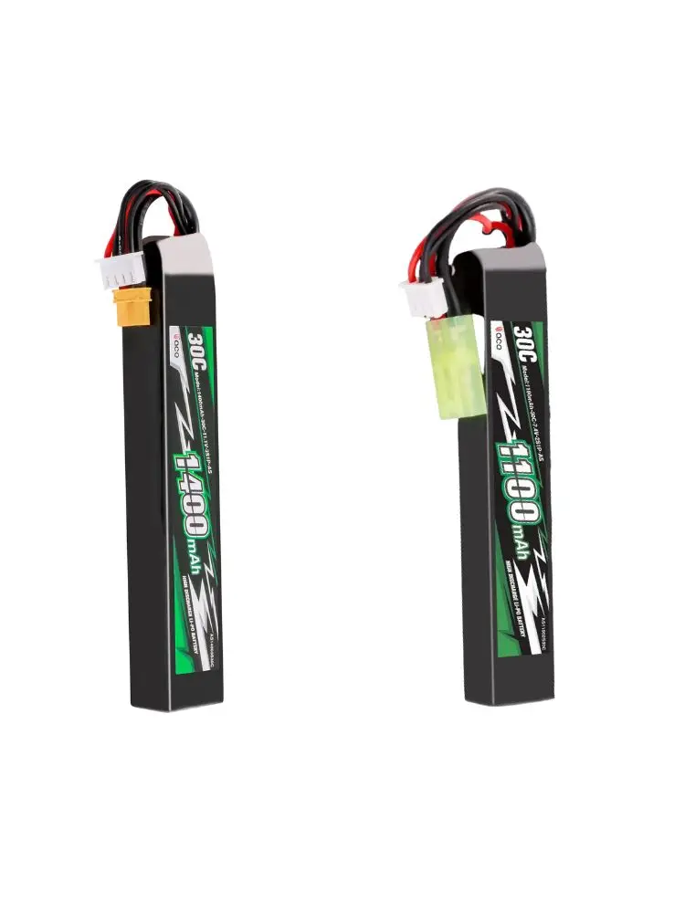 Les piles de pistolet à balle molle jouet pour enfants TATTU sont compatibles avec Lehui MP9, Jingji PDX, Tamiya XT30, et Renxiang AK M416.