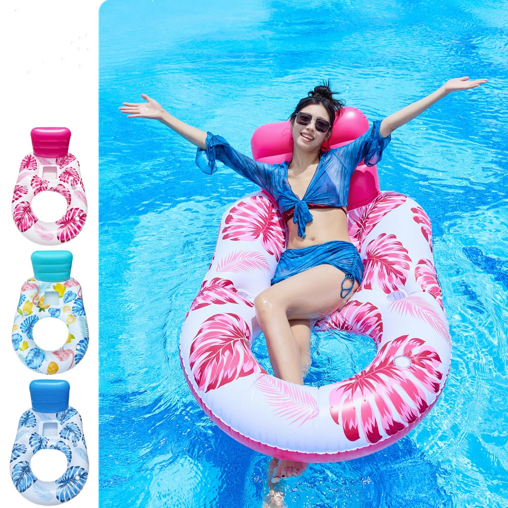 

PVC Inflatable Floating Row Foldable Water Hammock Adult Play Lounger Floating Bed Lounge Bed Beach Sports Recliner Recreation