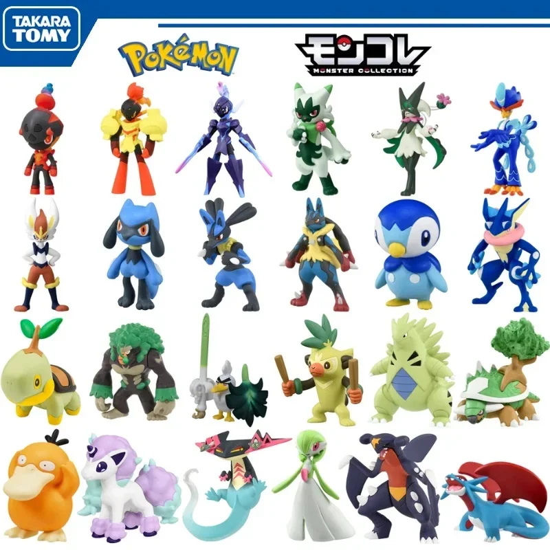 New Original TAKARA TOMY Pokemon Figures Skeledirge Floragato Meowscarada Miraidon Koraidon Ceruledge Armarouge Child Gift Toys