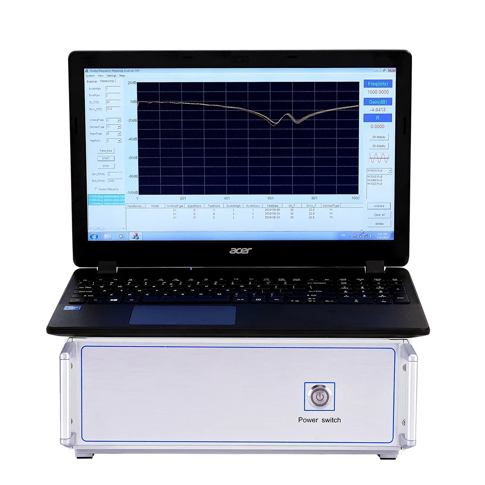 UHV-310 sweep frequency response analyzer transformer winding deformation tester sfra analyzer