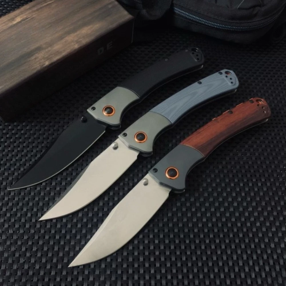 

BM15080 Складной нож Mark S30V Лезвие из алюминиевого сплава + деревянная ручка Открытый кемпинг выживания Кухня EDC Инструмент
