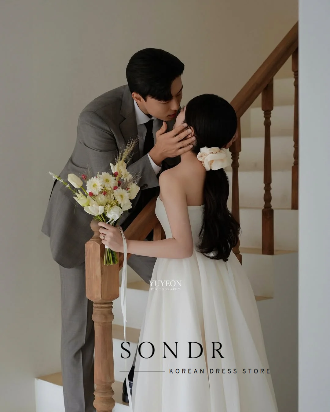 Zomer strapless eenvoudige Koreaanse trouwjurken elegante aangepaste fotoshoot bruiloft drukknoopjurk bruidsreceptiejurken 2026