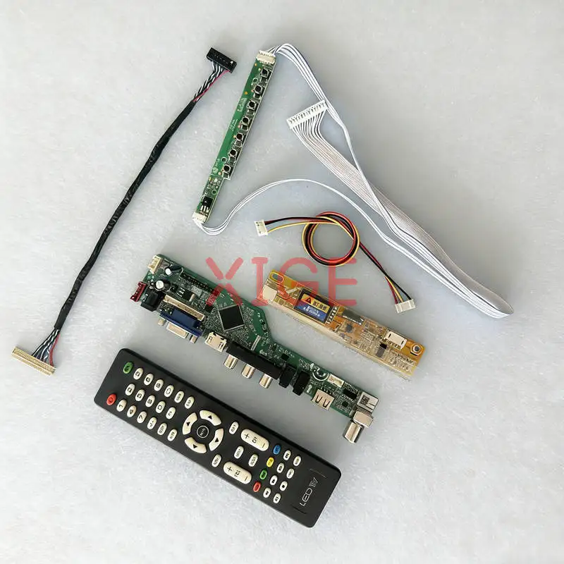 For N154I3 N154I1 N154I2 N154I5 LCD Monitor Drive Controller Board Kit DIY 30 Pins LVDS 1280x800 1280*800 USB+AV+VGA+HDMI 1-CCFL