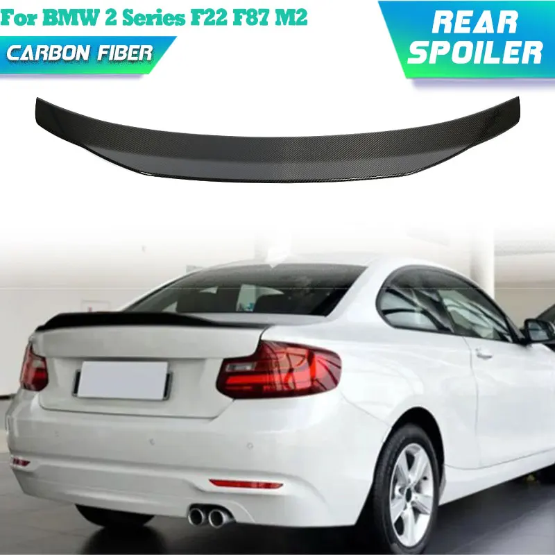 

Full Carbon Fiber Car Rear Trunk Spoiler Wings for BMW 2 Series F22 F87 M2 Coupe 2D M240i 2014-2019 Factory Outlet Rear Spoiler