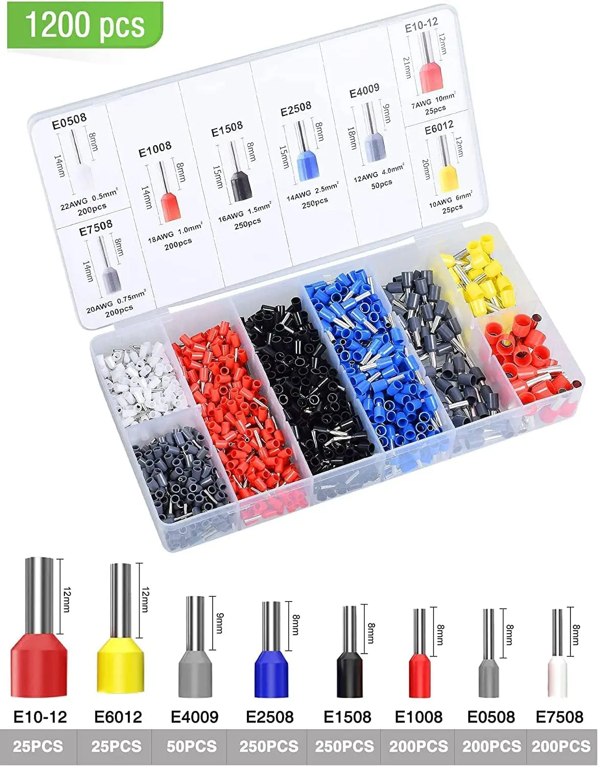 Imagem -05 - Virola Friso Ferramenta Auto-ajustável Fio Ferramenta de Friso Kit Awg 2370.2510 Mm² Terminais Conjunto de Ferramentas de Friso Hsc8 64a