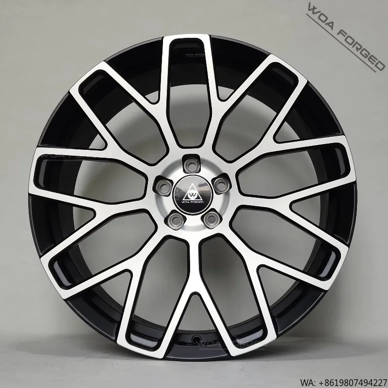 

Custom Monoblock Forged Wheels 18 19 20 21inch 6061-T6 Aluminum Black Machined Rims for Model Y/X