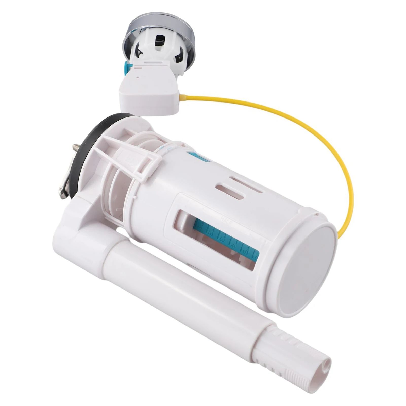 Toilet Flush Replacement Toilet Flush Valve Fits 6.5 7.5cm Drain Outlet Adjustable Overflow Pipe Piece Toilets Compatible