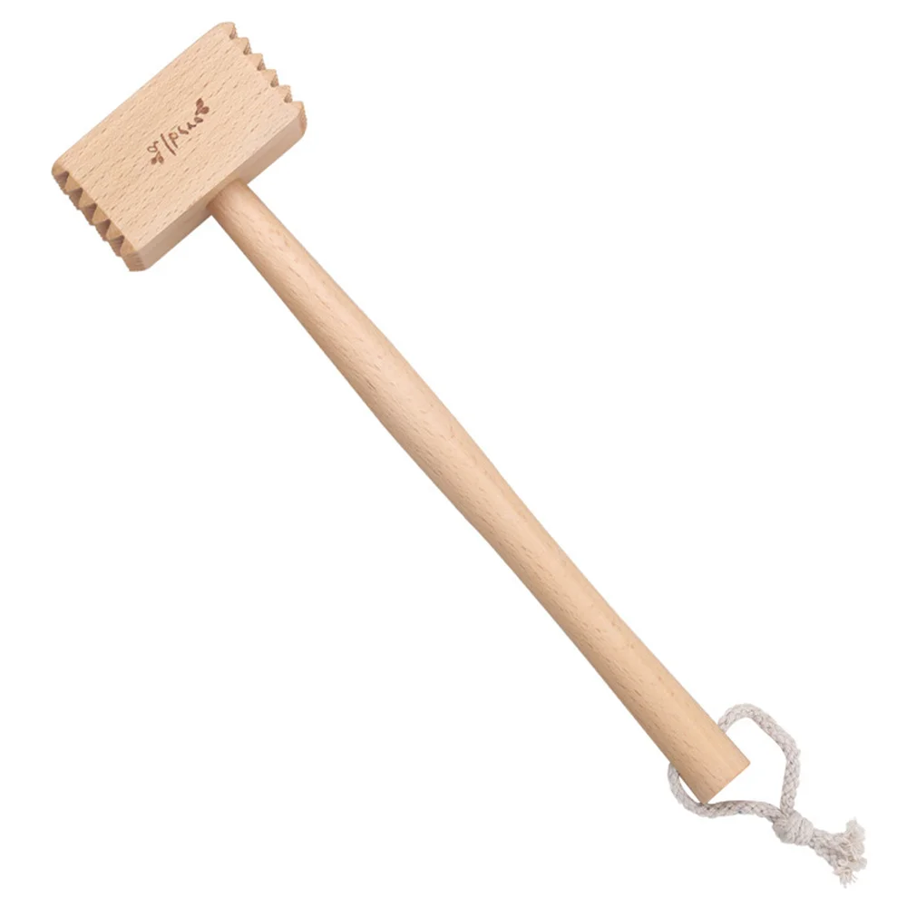 Wood Meat Tenderizer Mallet Wooden Meat Pounder Tool Kitchen Cooking Utensils Meat Hammer For Camp