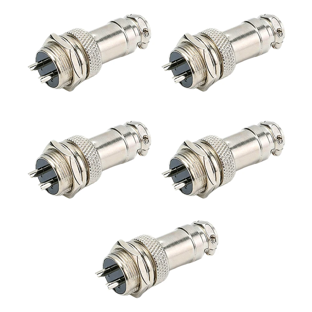 GX16 Aviation Insert Seat Socket with 2 3 4 5 Pin Core Options for Aircraft UAV Industrial Electrical Connections