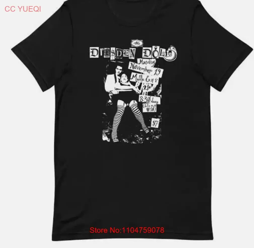 The Dresden Dolls T-Shirt DAD GIFT Full Size für Fans hoT Vintage Washed Stretched Bequeme Streetwear homme Atmungsaktiv