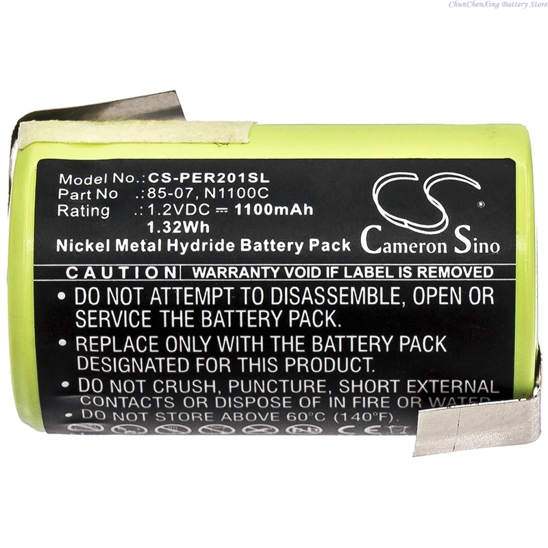 

Cameron Sino 1.2V 1100mAh Shaver Battery 85-07, N1100C for Panasonic ER398, ER201 +TOOL