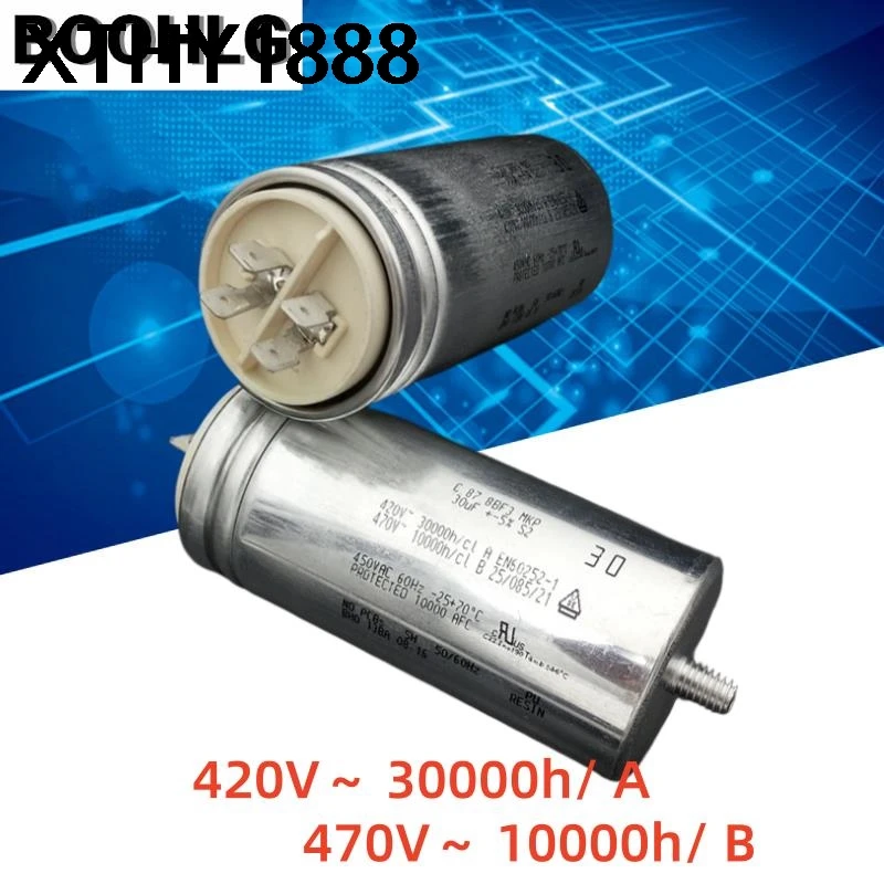 

1 шт. A V C.87.8BF3 MKP 420V 30uF конденсатор для запуска и работы двигателя вентилятора