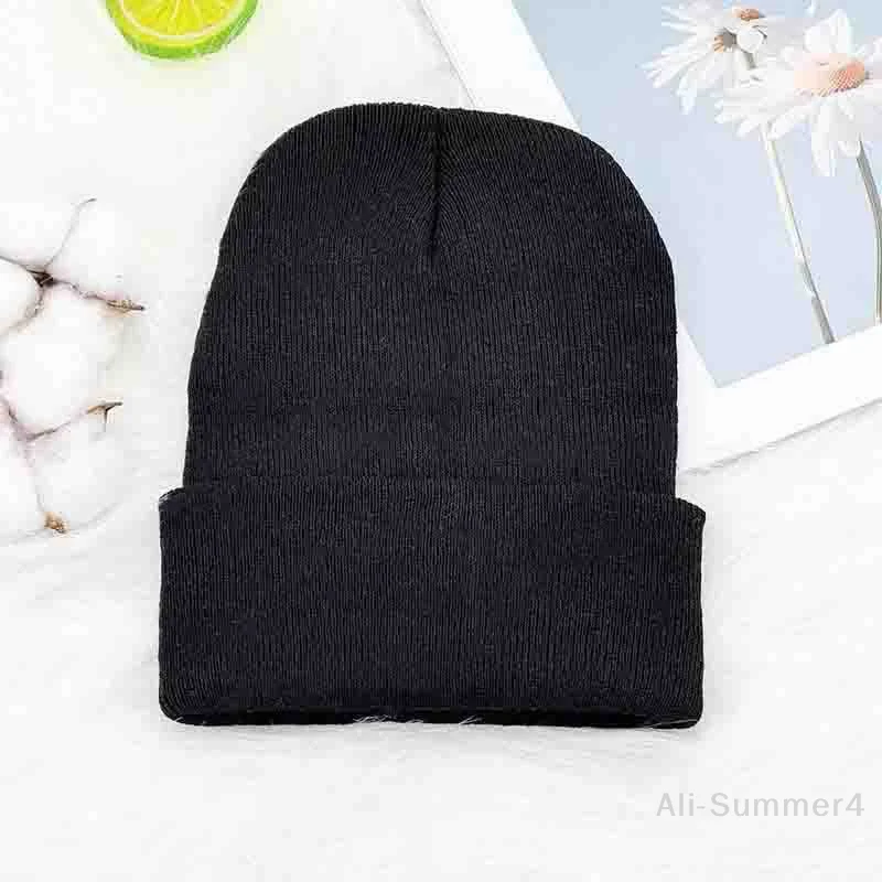 الخريف/الشتاء بلون محبوك الرجعية جولة أعلى قبعة في الهواء الطلق الباردة واقية يندبروف قبعة رأس مسطحة #3