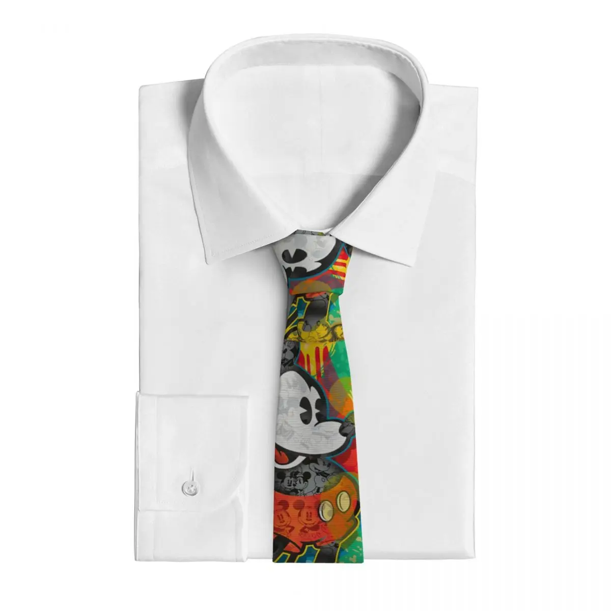 Gravata mickey mouse masculina casual 8 cm clássico gravatas bonito dos desenhos animados para ternos masculinos acessórios gravatas casamento negócios