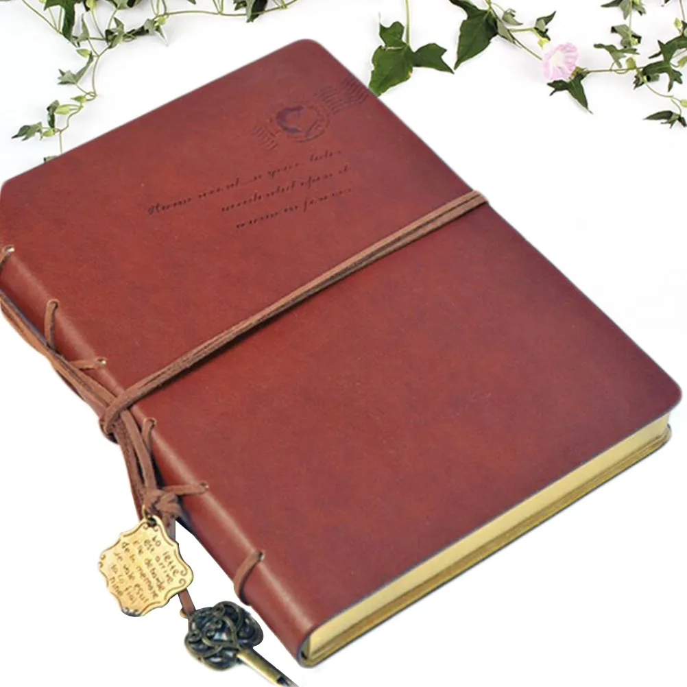 PU Vintage String Notebook for Travel Diary Planner Creative Kraft Paper Sketchbook Journal Notepad Office Diary Book view 5