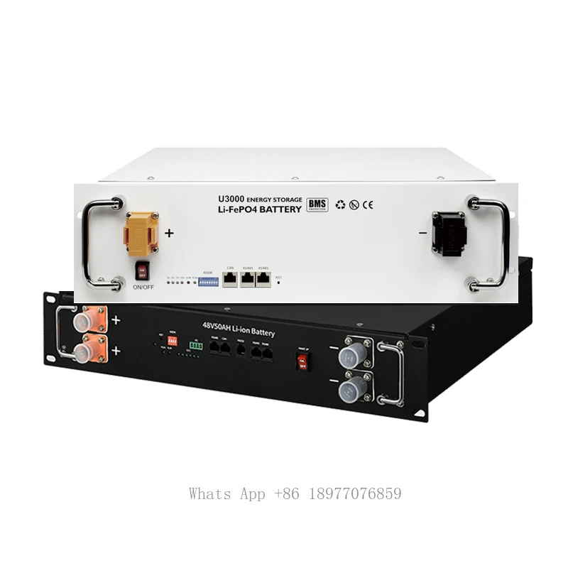 

Rack-mounted Solar Battery 48v 50ah Home Energy Storage Lifepo4 Battery Pack 48v 50ah Lithium Battery