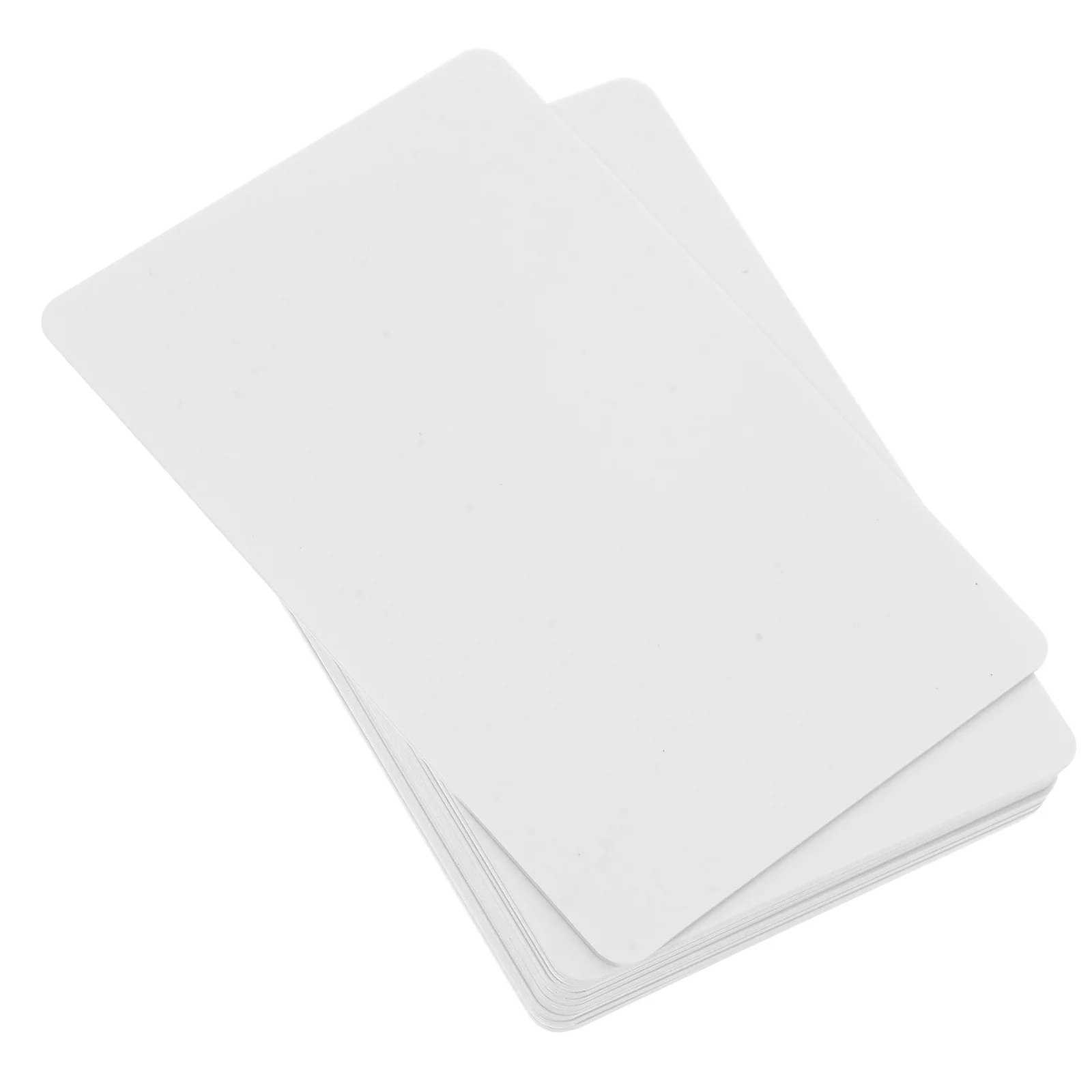 

20Pcs Double Sided Coated Blank PVC Business Cards White Printable Plastic Cards for Professional Id Badge Printing