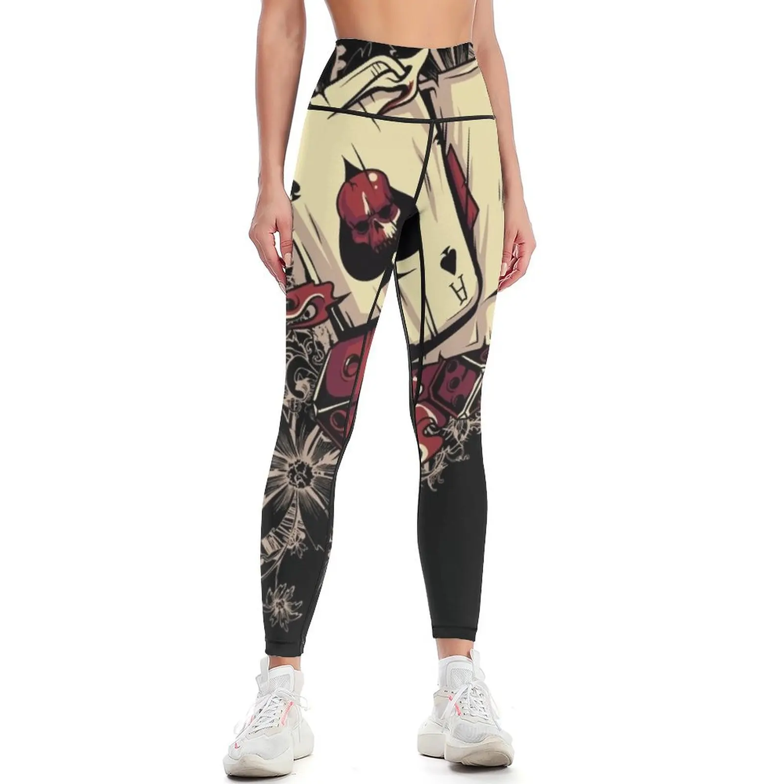 Ace of Spades Leggings harem pants for physical sportswear woman gym 2024 fitness set gym Womens Leggings