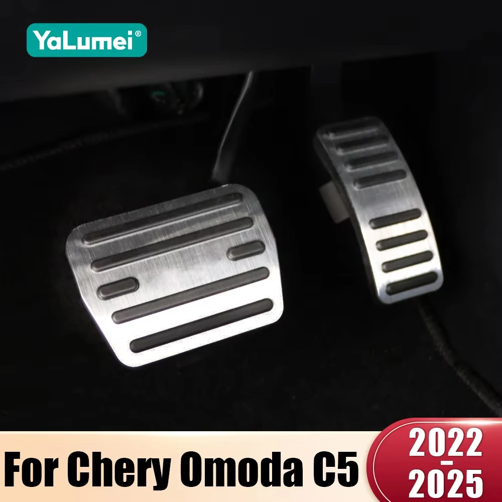 Für Chery Omoda 5 Omoda C5 FX 2022 2023 2024 2025 Auto-Gaspedalabdeckung Bremspedalabdeckung Rutschfeste Auflage Zubehör