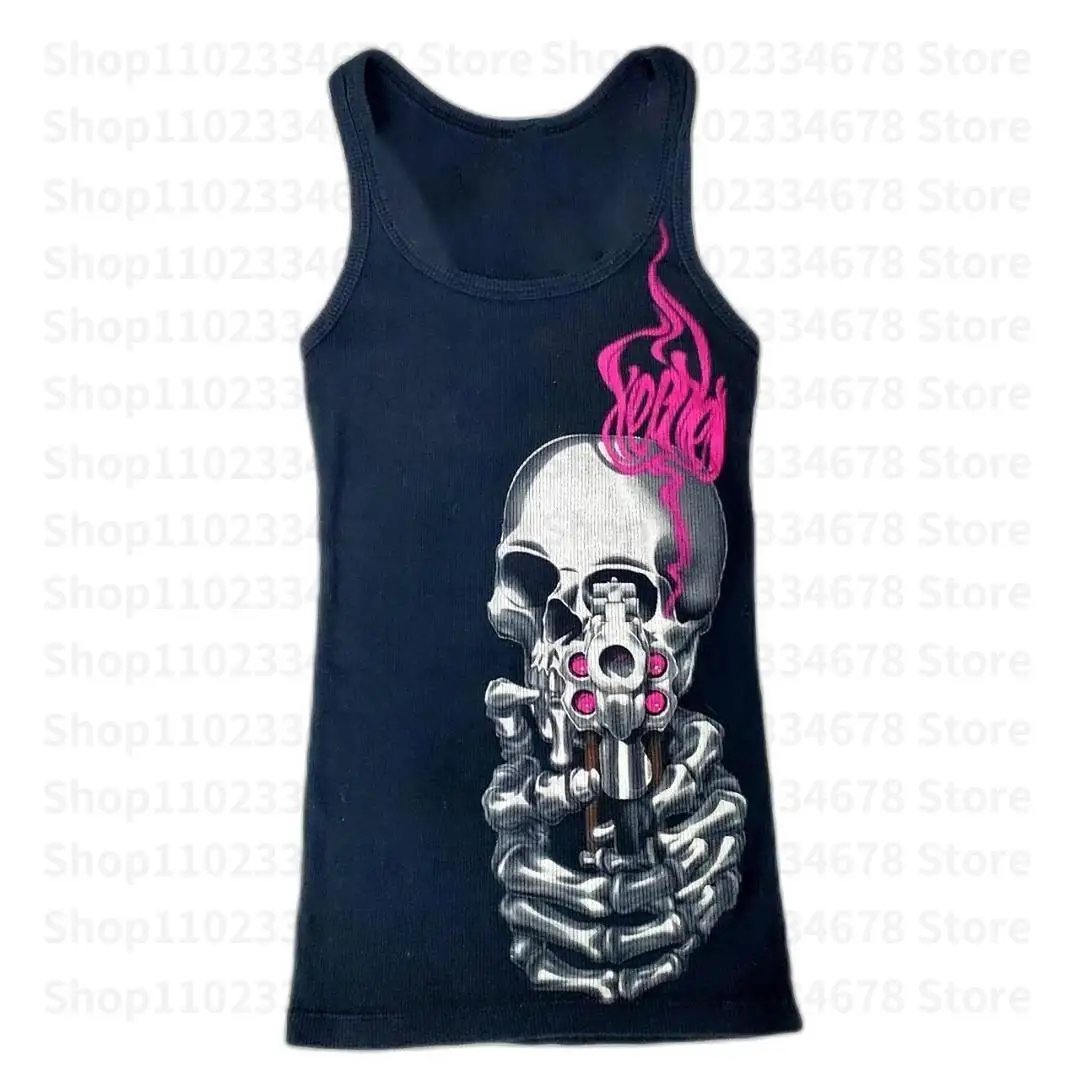 الجرافيك قميص قصير للمرأة ، الجرونج المحاصيل القمم ، الشارع الشهير فاسق ، مشد القوطية خمر ، تانك القمم ، الطفل تيز ، نمط Y2k ، الفتيات ايمو