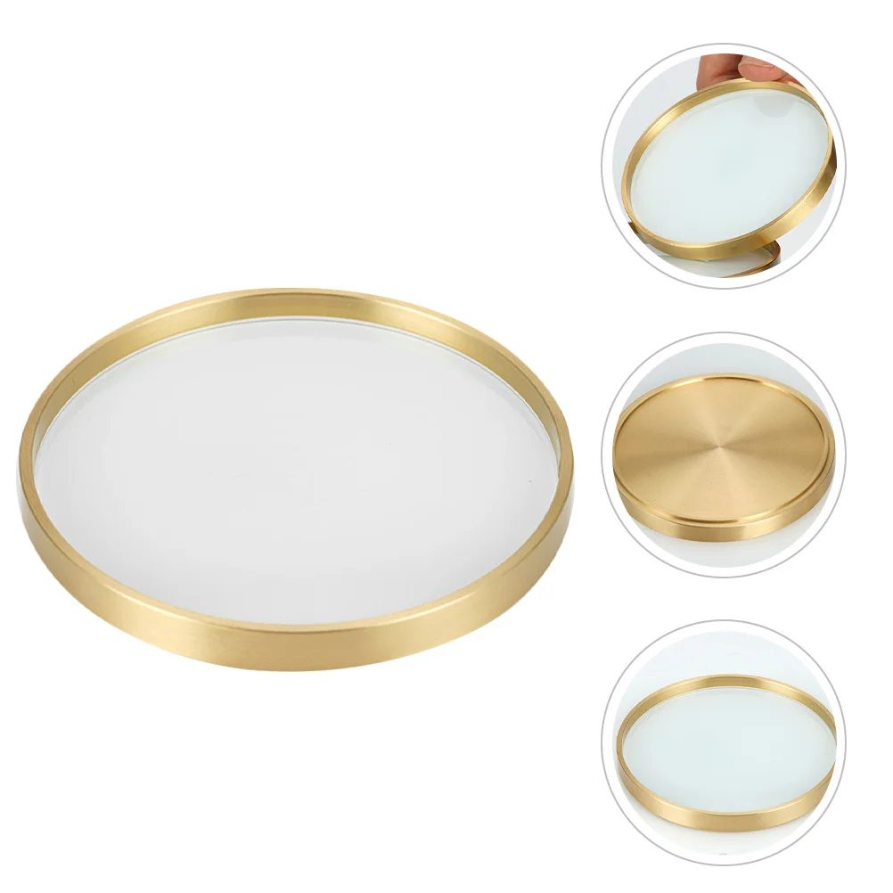

Brass Glass Cup Mats Aesthetic Design Teacup Coaster Insulation Protection Tabletop Scratches Vintage Saucers Decorative