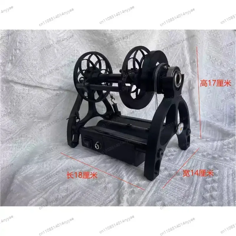 Electric Mini Spinning Wheel for Home Use - Transforms Cat/Dog Fur into Yarn Adjustable Speed 0-800 RPM