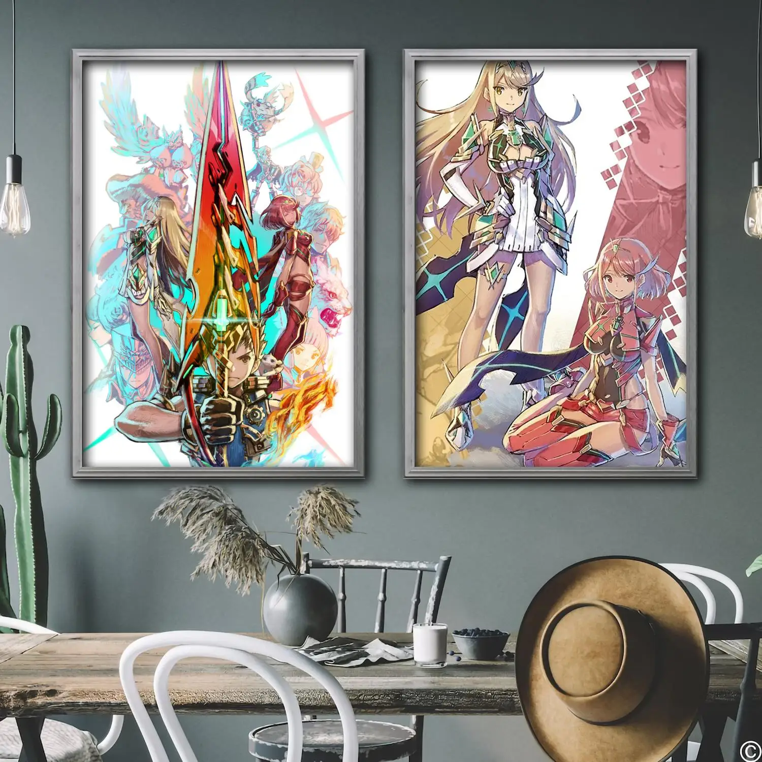 

Xenoblade Chronicles 2 cartoon Decorative Canvas Posters Room Bar Cafe Decor Gift Print Art Wall Paintings