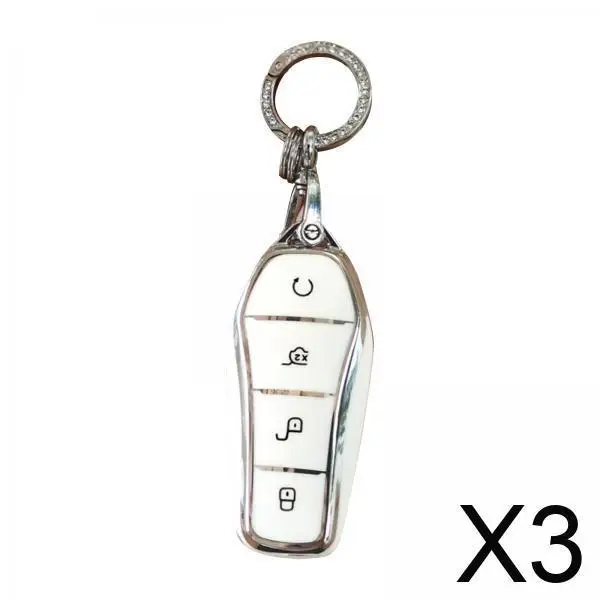 

Белый защитный чехол для автомобильных ключей из ТПУ, автомобильные чехлы для ключей для BYD Atto 3, простые в установке аксессуары