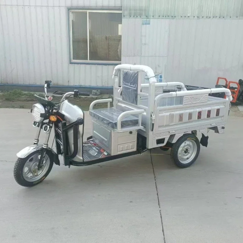 Motorcycle Tricycle Cargo 60V 1000 W Wheels Electric Cargo Tricycle Best Safety Popular Cargo Electric Tricycle