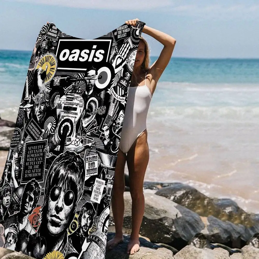 واحة الفرقة منشفة الشاطئ مناشف حمام ملونة لفتاة ستوكات سريعة الجافة مخصصة الرمال الحرة الشاطئ اليوغا سبا رياضة بركة #5