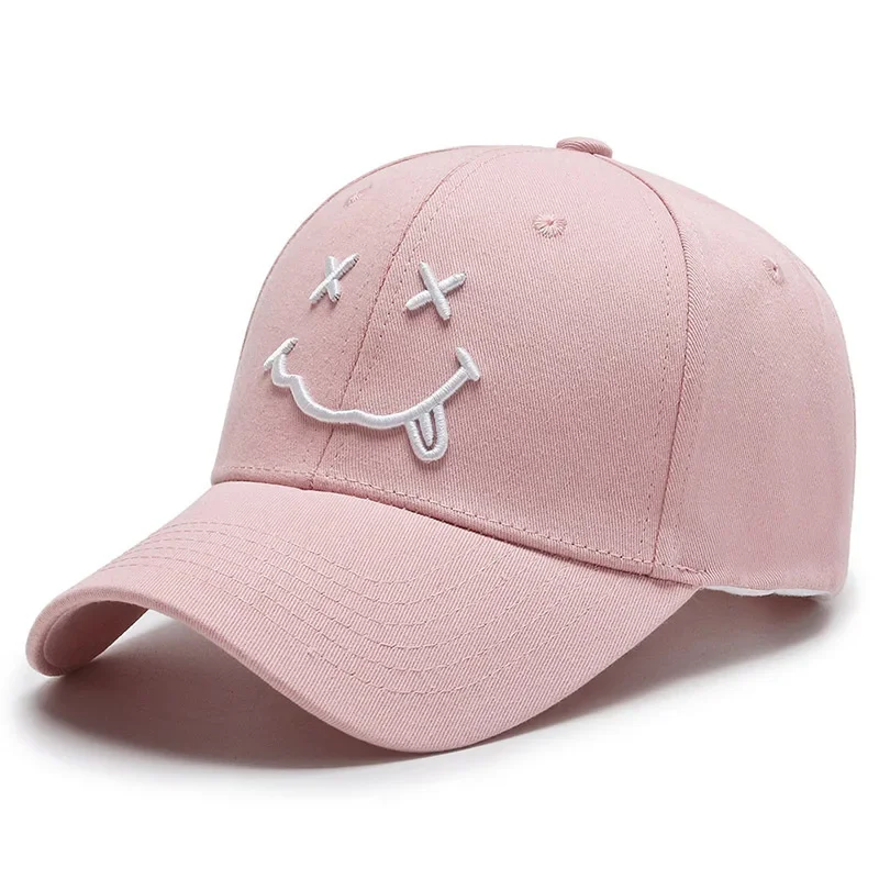 Casquettes de baseball brodées de visage en polaire pour femmes et hommes, Snapback réglable, casquette hip hop drôle, chapeaux de papa de soleil,