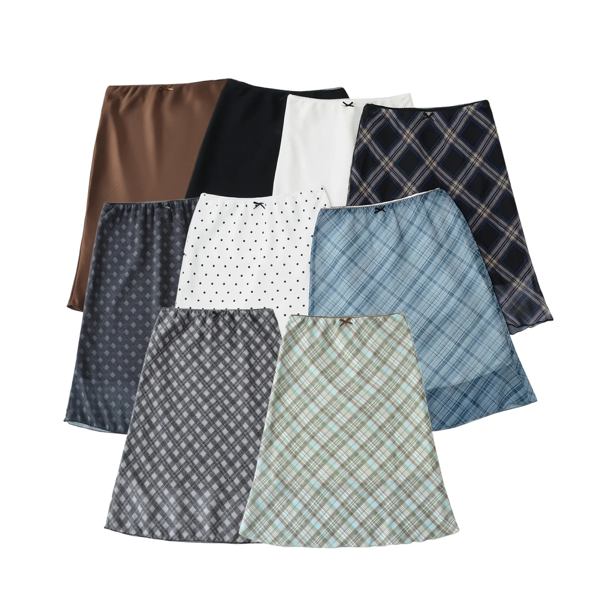 

Sexy High Waist Bodycon Skirt Sweet Spicy Girl Outerwear A-Line Skirt Slimming Flattering f-length Skirt for Women